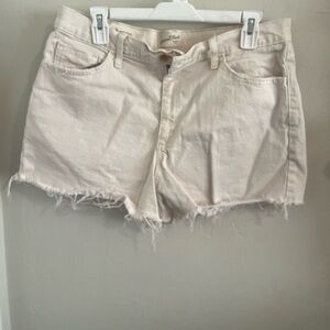Universal Thread Women's Light Cream Jean Shorts
